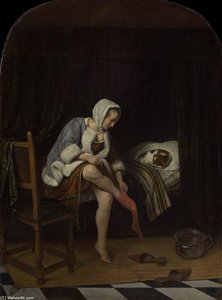 The Morning Toilet — Jan Havickszoon Steen
