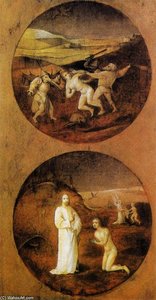 L'homme Accablé Par Les Démons (contre-face Au Panneau De Noé) — Jérôme Bosch