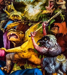 The Temptation Of St Anthony (detail) — Matthias Grünewald