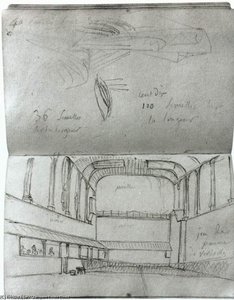 Vista Del Interior De La Cancha De Tenis — Jacques-louis David