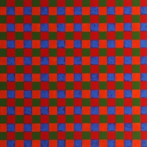 Orange Multi Coloured Squares — Bob Brighton