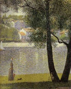Die Seine Bei Courbevoie — Georges Pierre Seurat