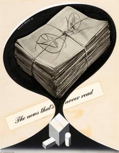 The News That's Never Read, From The Early Series — Herbert Bayer