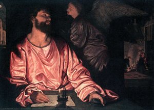 St Matthew And The Angel — Giovanni Girolamo Savoldo