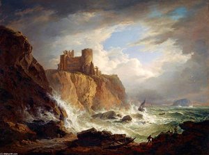 A View Of Tantallon Castle With The Bass Rock — Alexander Nasmyth