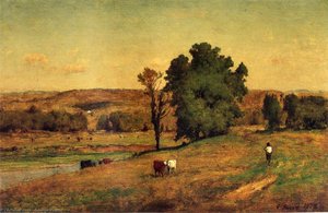 Landscape With Figure — George Innes