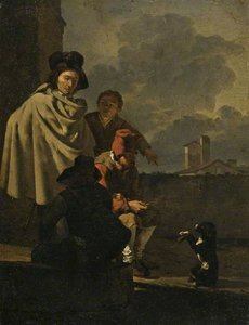 Italians With A Dog — Karel Dujardin