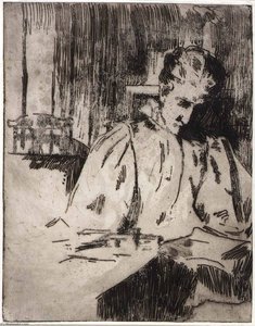 Woman Reading — Julian Alden Weir