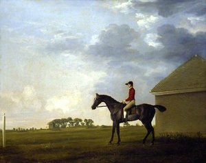 Gimcrack With John Pratt Up On Newmarket Heath — George Stubbs