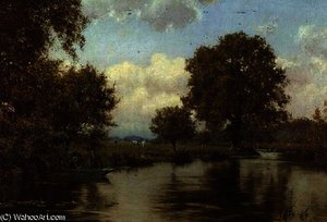 A Summer's Day On A Berkshire Stream — Edward Wilkins Waite