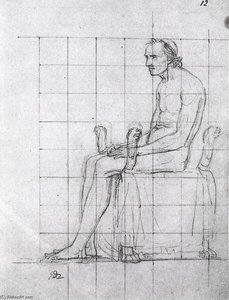 Estudio Desnudo De Pío Vii — Jacques-louis David