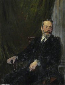 William Compton, 5th Marquess Of Northampton, President Of The Bible Society — Charles Haslewood Shannon