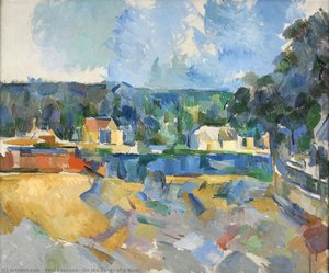 En Las Orillas De Un Río — Paul Cézanne