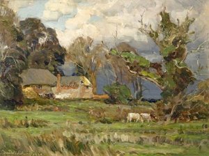 Cottage In Landscape — Frederick William Newton Whitehead