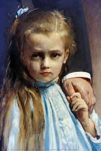 Pasteur And His Granddaughter Camille Vallery-radot — Léon Joseph Florentin Bonnat