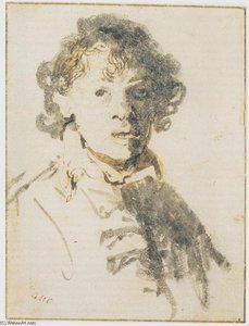 Selvportræt, Åbent Mund — Rembrandt Van Rijn