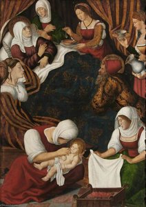 Birth Of The Virgin — Jacopo Bassano The Elder