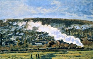 Le Convoie De Chemin De Fer — Claude Monet