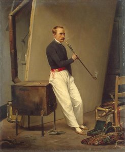 Self-portrait — Emile Jean Horace Vernet