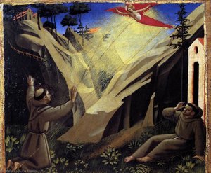 St Francis Receiving The Stigmata — Fra Angelico