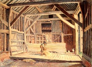 Tudor Barn At Standen Farm, Ockley, Surrey — Ernest C. Christie