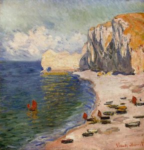 Plaza I Falaise D’amont — Claude Monet