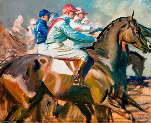 Sous Les Ordres Du Starter — Sir Alfred James Munnings
