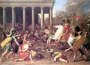 La Distruzione Del Tempio Di Gerusalemme — Nicolas Poussin