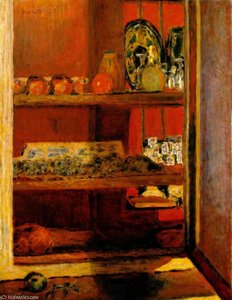 Le Placard Rouge (der Rote Schrank) — Pierre Bonnard