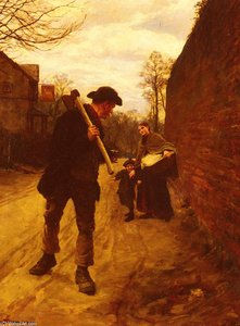 Off To Work — Henry Herbert La Thangue