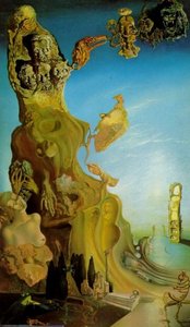 Imperial Monument To The Child-woman, 1929 — Salvador Dalí