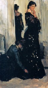 At The Fashion House Sun — Isaac Lazarus Israels