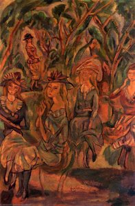 Women In The Park — Julius Mordecai Pincas