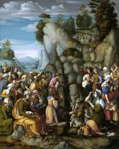 Moses Striking The Rock — Il Bacchiacca