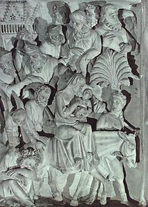 Pulpit, Detail — Giovanni Pisano