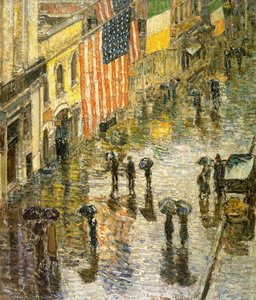 St. Patrick's Day, 1919 — Frederick Childe Hassam