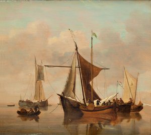 Quiet Lake — Willem Van De Velde The Younger