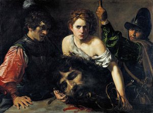 David With The Head Of Goliath And Two Soldiers — Valen De Bulon