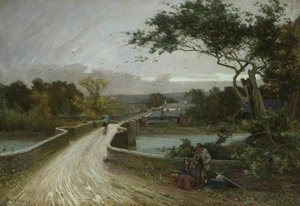 Newby Bridge, Windermere, Cumbria — Alfred East