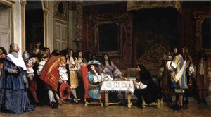 Louis Xiv And Molière — Jean Leon Gerome Ferris