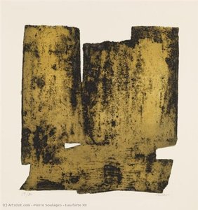 Eau Forte Xii — Pierre Soulages
