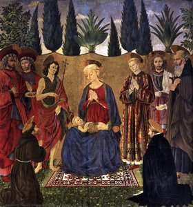 Madonna And Child With Saints — Alessio Baldovinetti