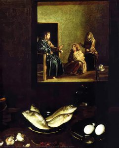 Kristus I Martha Och Marias Hus. Detalj — Diego Rodríguez De Silva Y Velázquez