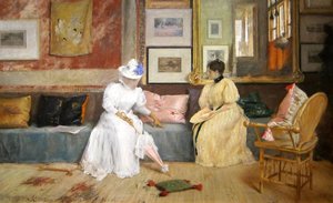 Una Llamada Amigable — William Merritt Chase