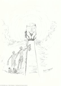 Feeding The Dream Sketch — Mark Quijano