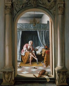 Woman At Her Toilet — Jan Havickszoon Steen