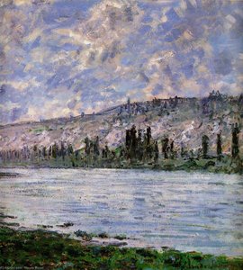 Seine Prie Vetheuilio (detalė) — Klodas Monė