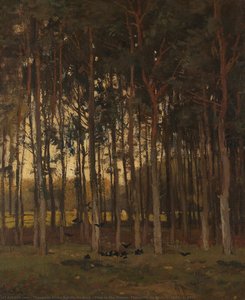 View In The Woods, Théophile De Bock, C. 1870 - C. 1904 — Theophile Emile Achille De Bock