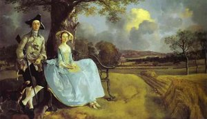 Robert Andrews A Jeho Žena Frances — Thomas Gainsborough
