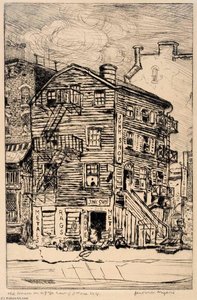 Old House On 29th St. East Of 3rd Ave. N.y — Jerome Myers